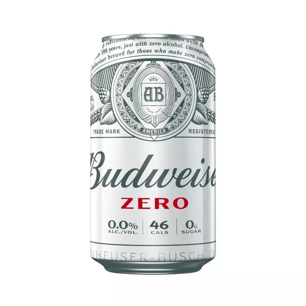 Budweiser — ZERO, 6 pack cans, 12 fl oz – Minus Moonshine