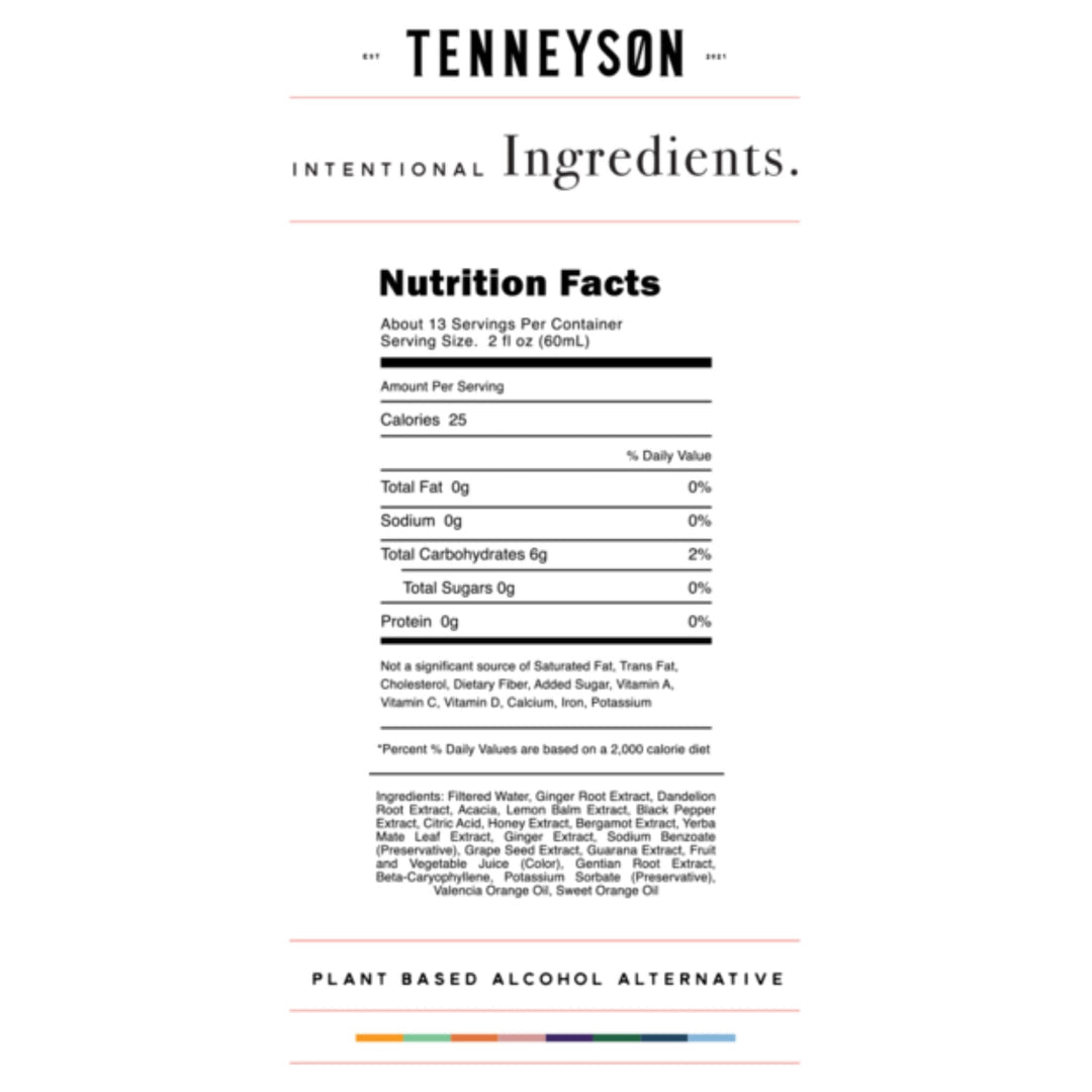 Tenneyson — Black Ginger, Plant Based Alcohol Alternative, 750 ml