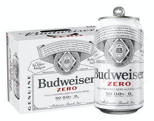 Budweiser — ZERO, 12 pack cans, 12 fl oz