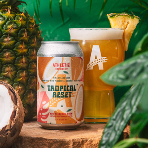 Athletic Brewing Co. — Tropical Reset, Pina Colada Sour, Limited Edition, 6 pack
