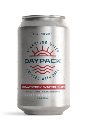 Athletic Brewing Co. — Daypack Premium Hop Seltzer, Strawberry Watermelon, 6 pack