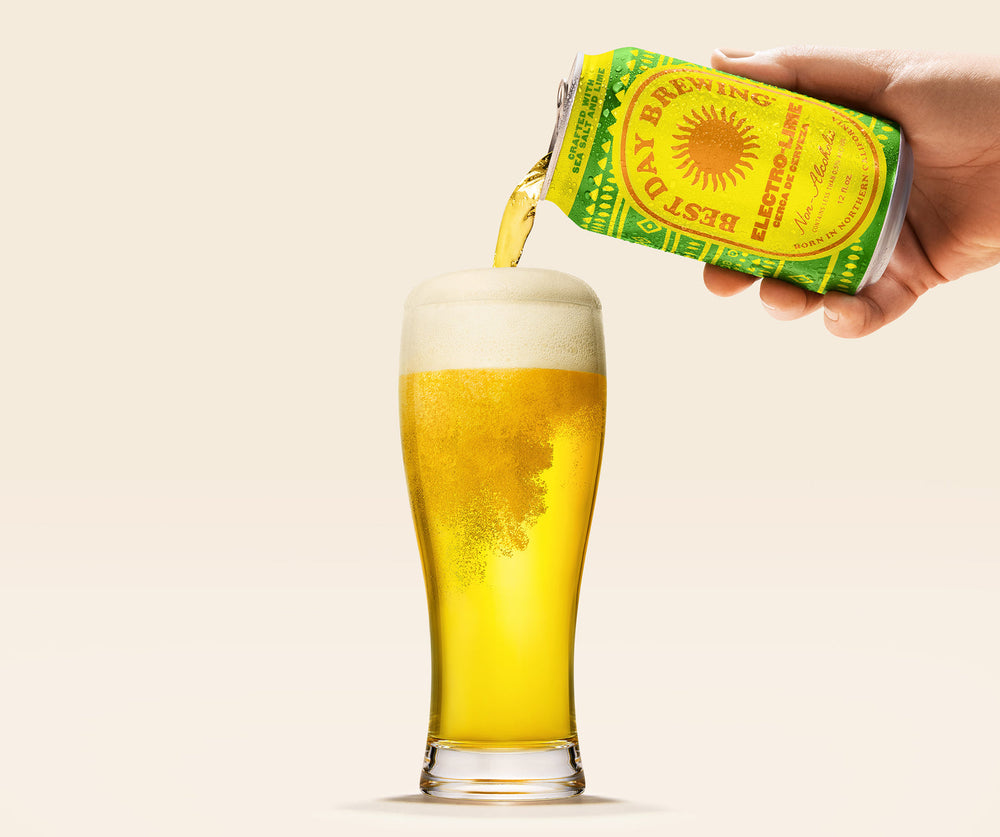 
            
                Load image into Gallery viewer, Best Day Brewing —  Electro-Lime, Cerveza, Non-Alcoholic, 6-pack
            
        