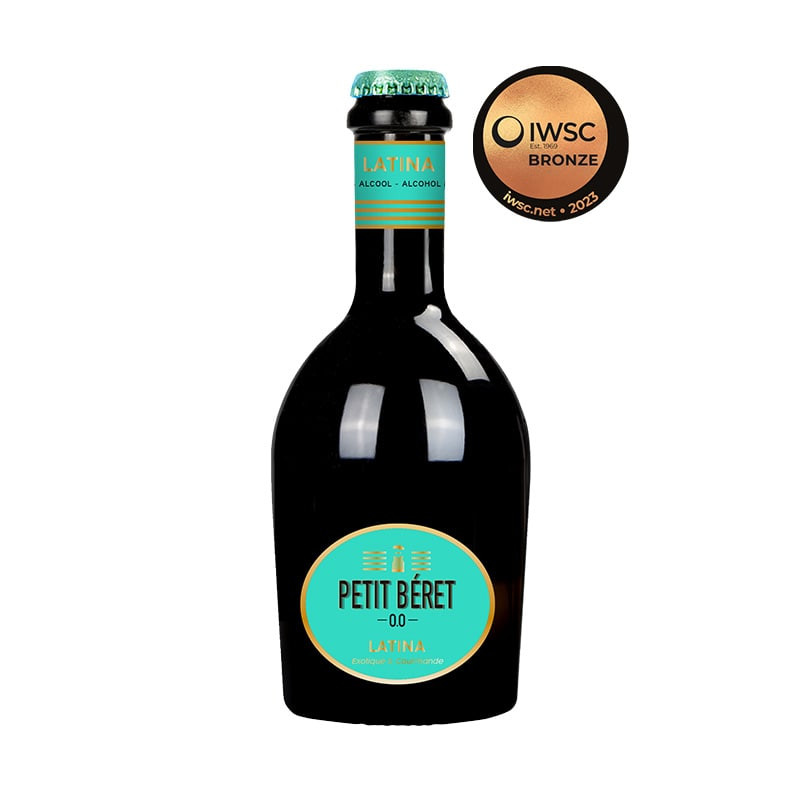 Le Petit Beret — Latina, Non-Alcoholic Craft Copper Beer, Single 11.16oz