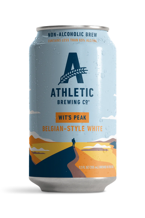 Athletic Brewing Co. — Wit's Peak, Belgian-Style Wheat, 6 pack of 12 oz cans