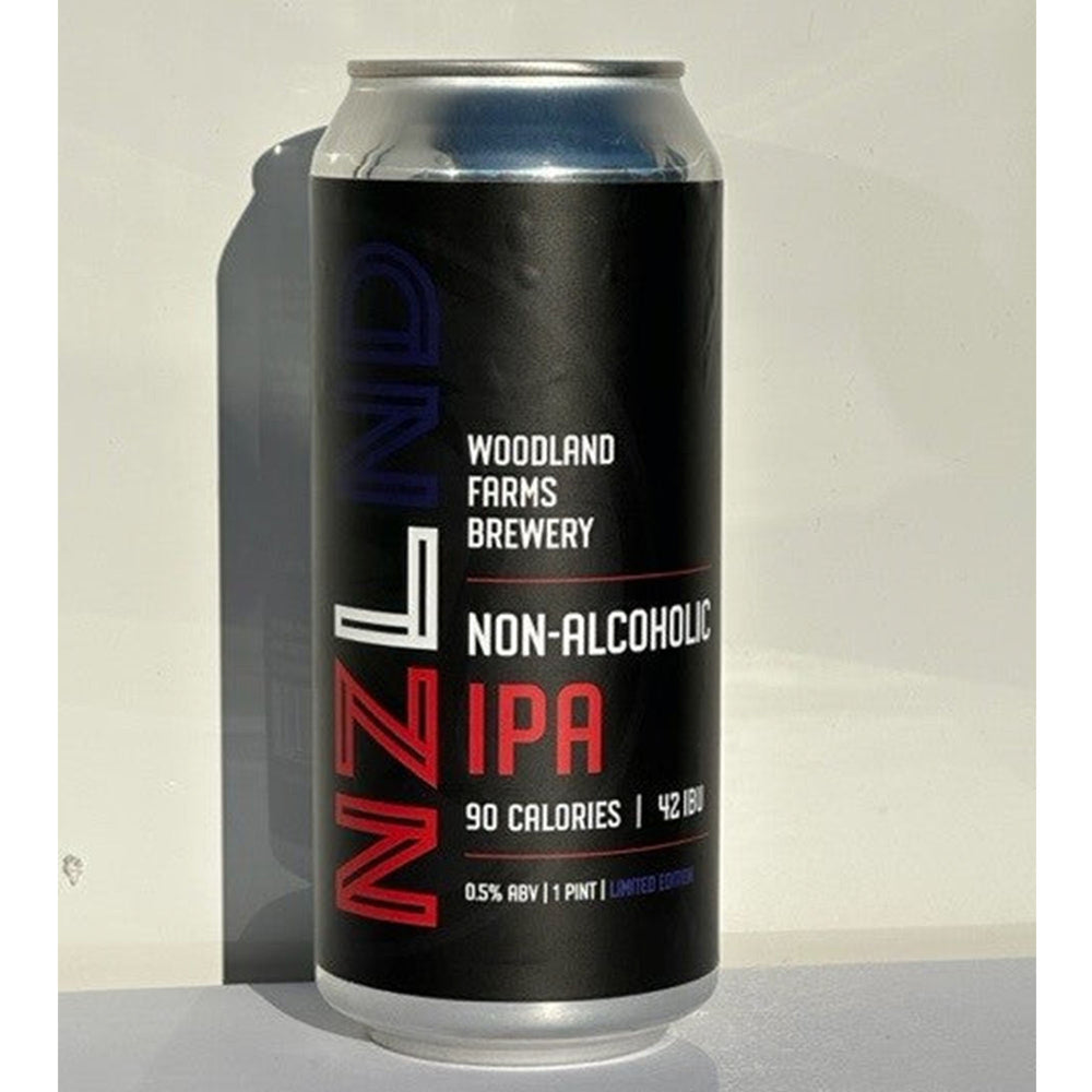 Woodland Farms Brewery — NZL, New Zealand IPA, Non-Alcoholic - 4-pack of 16 oz cans