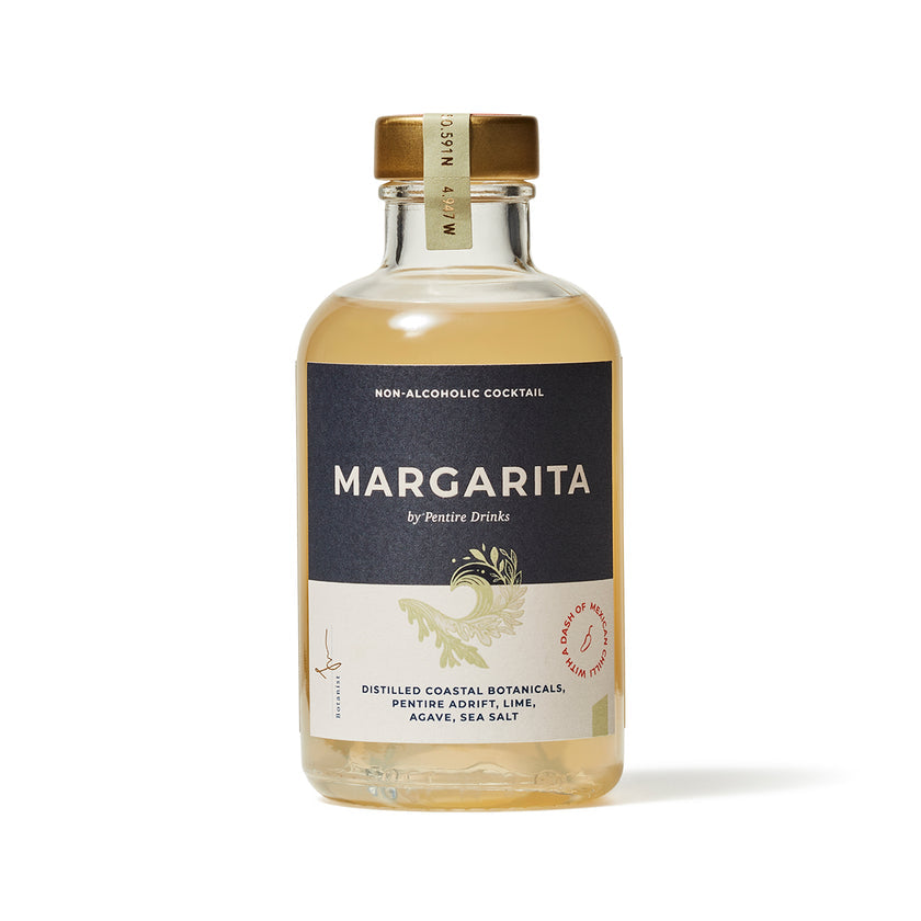 Pentire — Margarita, Pre-mixed Non-Alcoholic Cocktail, 16.9 oz