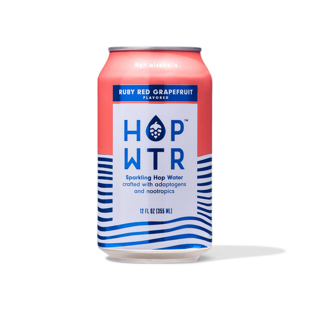 HOP WTR - Ruby Red Grapefruit, 6 Pack 12 oz cans