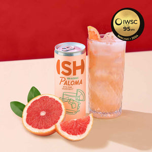 ISH — Paloma, Non-Alcoholic Cocktail, 4-pack cans