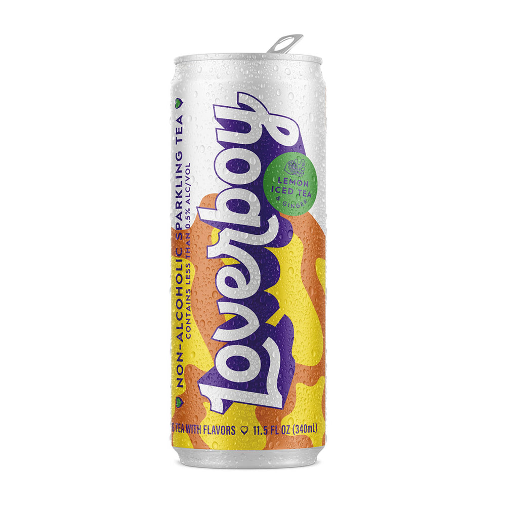 Loverboy — Lemon Iced Tea, Sparkling Tea, 6-Pack