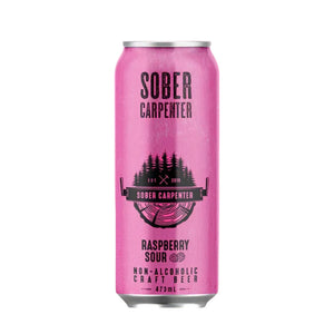 Sober Carpenter — Raspberry Sour - 4-pack of 16 oz cans