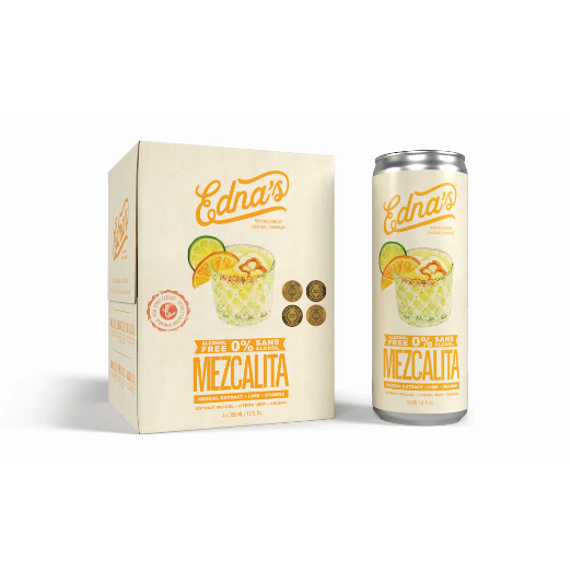 Edna’s — Mezcalita, Alcohol-Free Cocktail, 4-Pack