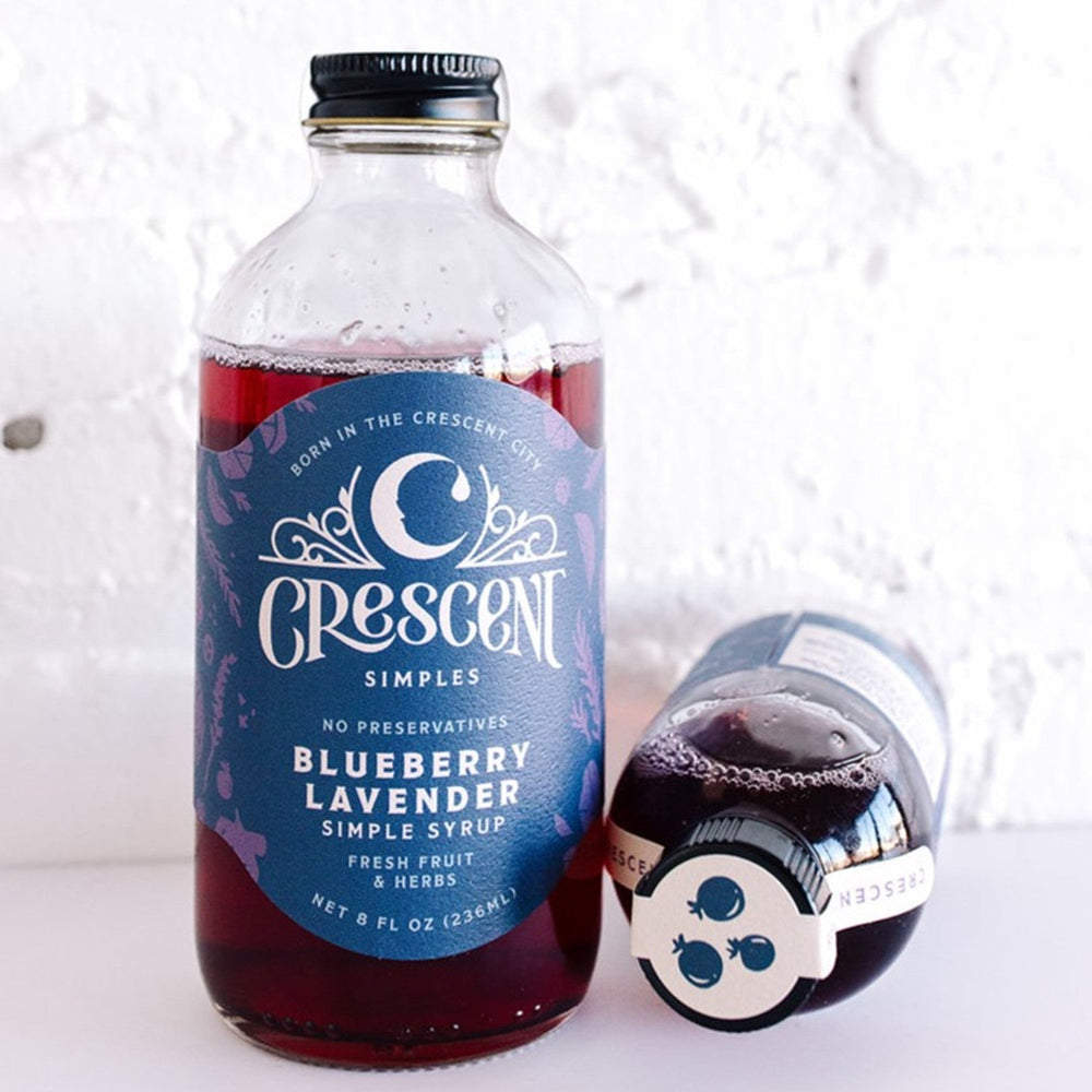 Crescent Simples — Blueberry Lavender Simple Syrup, 8oz (Copy)