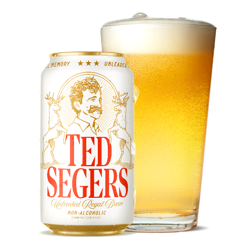 Ted Segers — Unleaded Regal Brew, Non-Alcoholic, 6-Pack