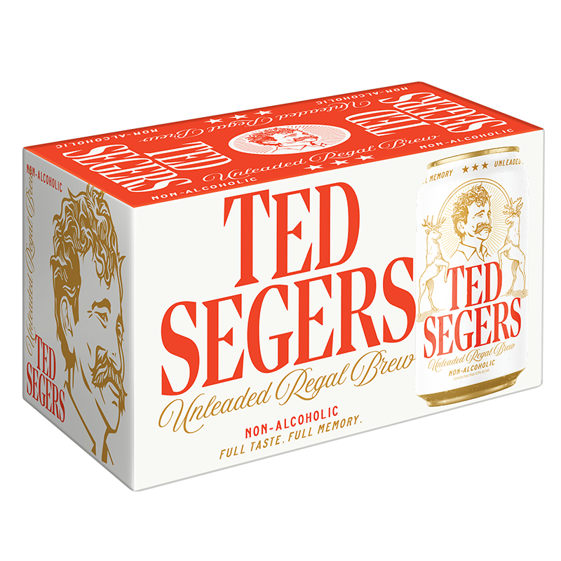 Ted Segers — Unleaded Regal Brew, Non-Alcoholic, 6-Pack