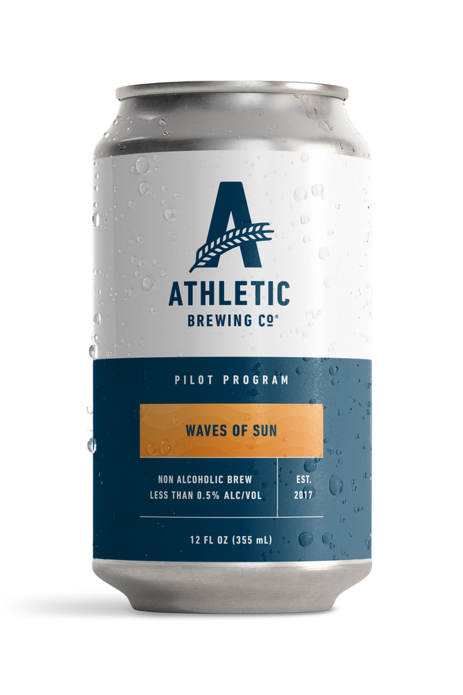 Athletic Brewing Co. — Waves of Sun, Hazy IPA, Limited Edition, 6 pack