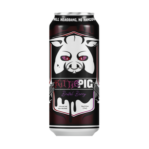 Kitte Pig — Brutal Berry, Non-Alcoholic Beer, 4-Pack, 16 oz Cans