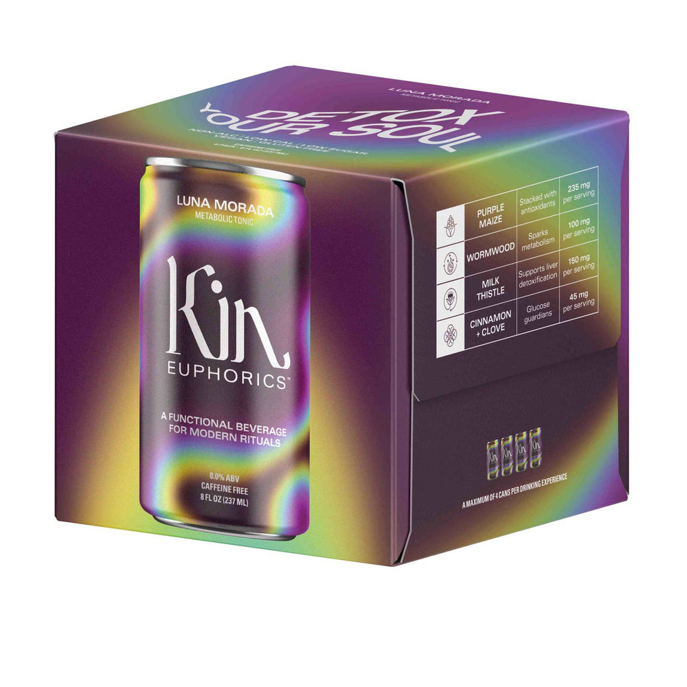 Kin Euphorics — Luna Morada, Metabolic Tonic, 4 pack