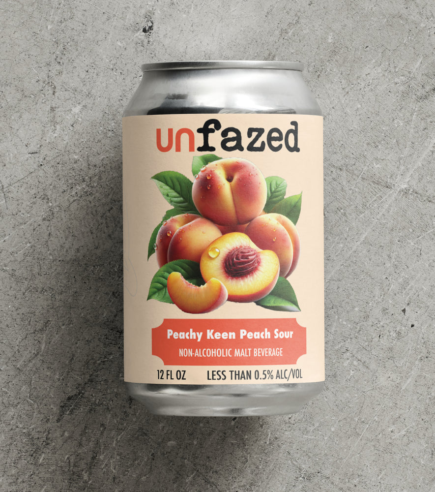 Unfazed — Peachy Keen Peach Sour, 4-Pack - Minus Moonshine