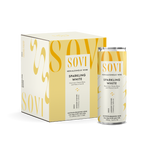 Sovi – Sparkling White, Alcohol Removed Wine, 4-pack of 250 ml of cans