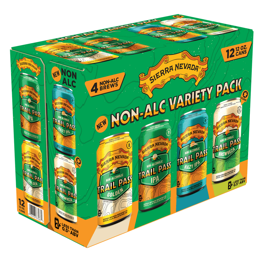 Sierra Nevada — Non-Alc Brews Variety Pack, 12-Pack cans - Minus Moonshine