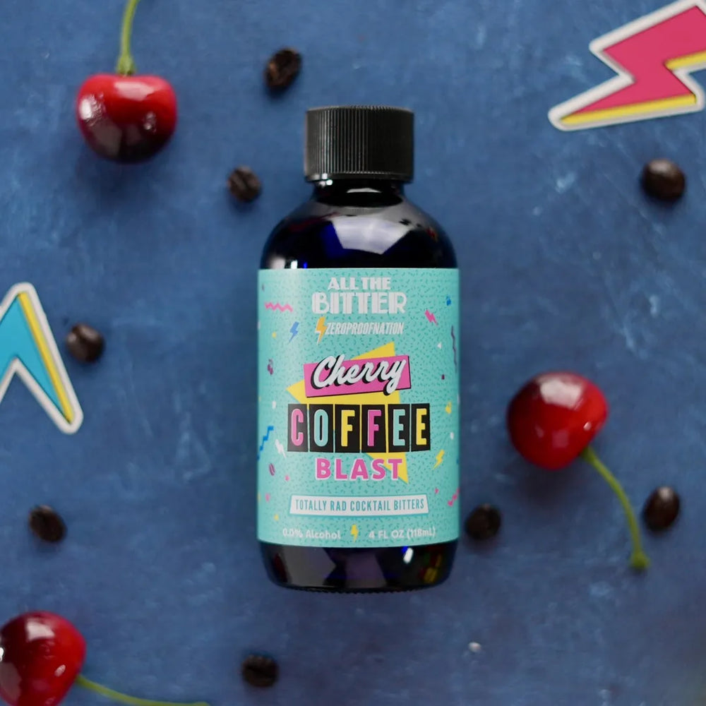 All The Bitter — Cherry Coffee Blast, Totally Rad Cocktail Bitters, 4 oz | 0.0 ABV