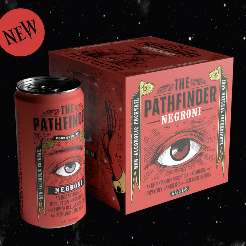 The Pathfinder — Negroni, Non-Alcoholic Cocktail, 4-Pack Cans