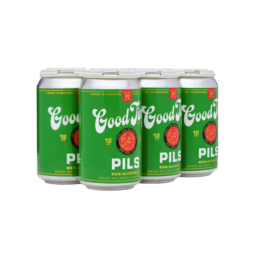Good Time Brewing Co. — Pilsner, Non-Alcoholic, 6-Pack cans