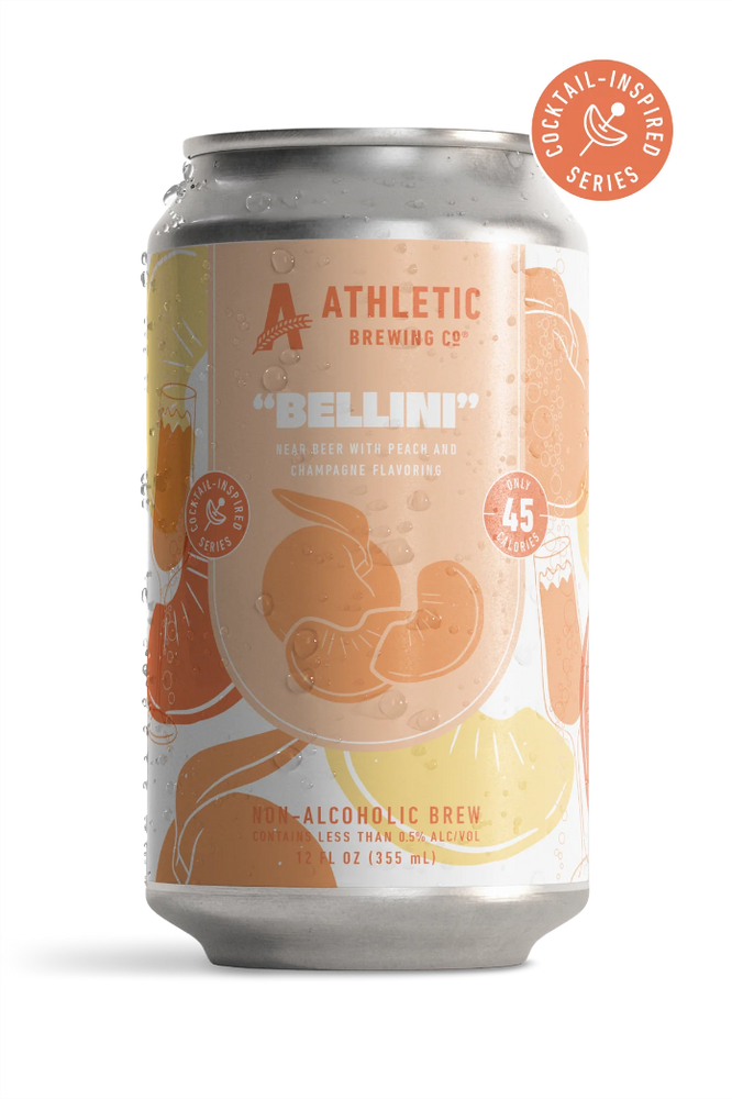 Athletic Brewing Co. — Bellini, Cocktail Inspired, Limited Edition, 6 pack