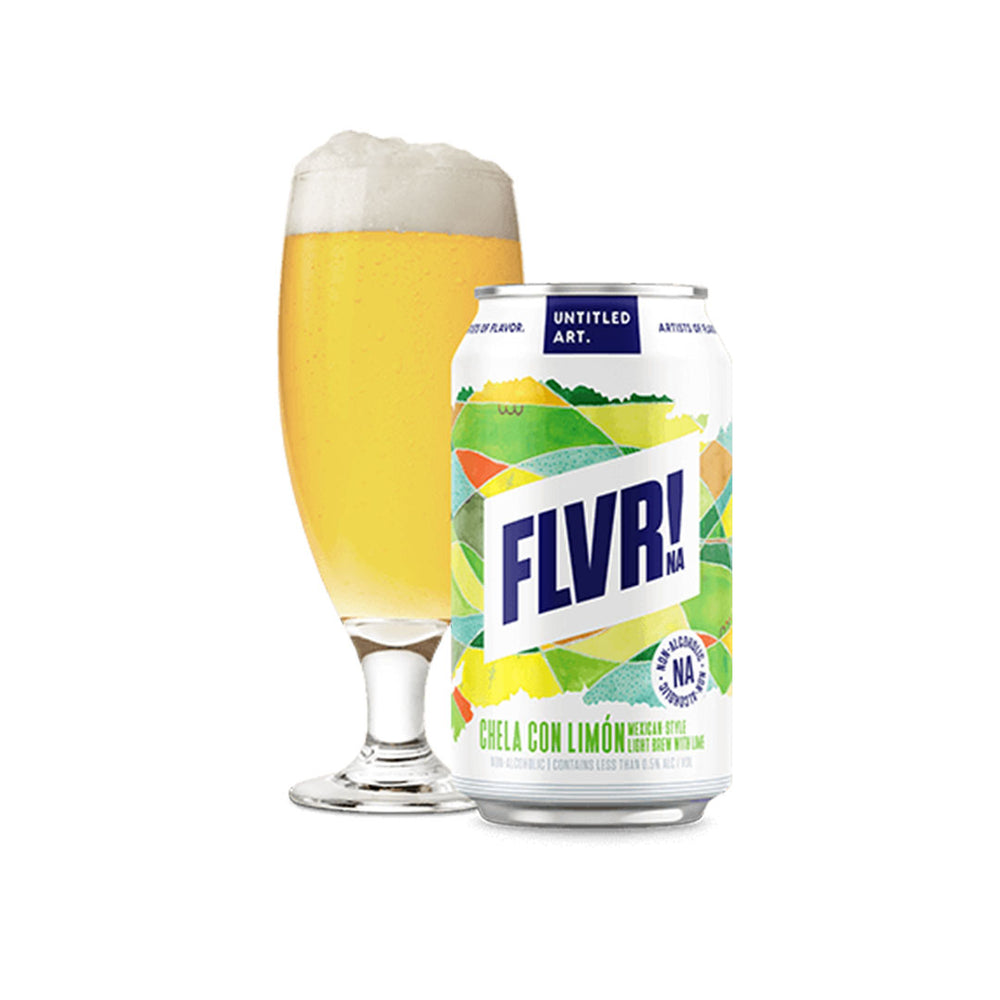 Untitled Art — FLVR! NA Chela Con Limon, 6-pack of 12 oz cans