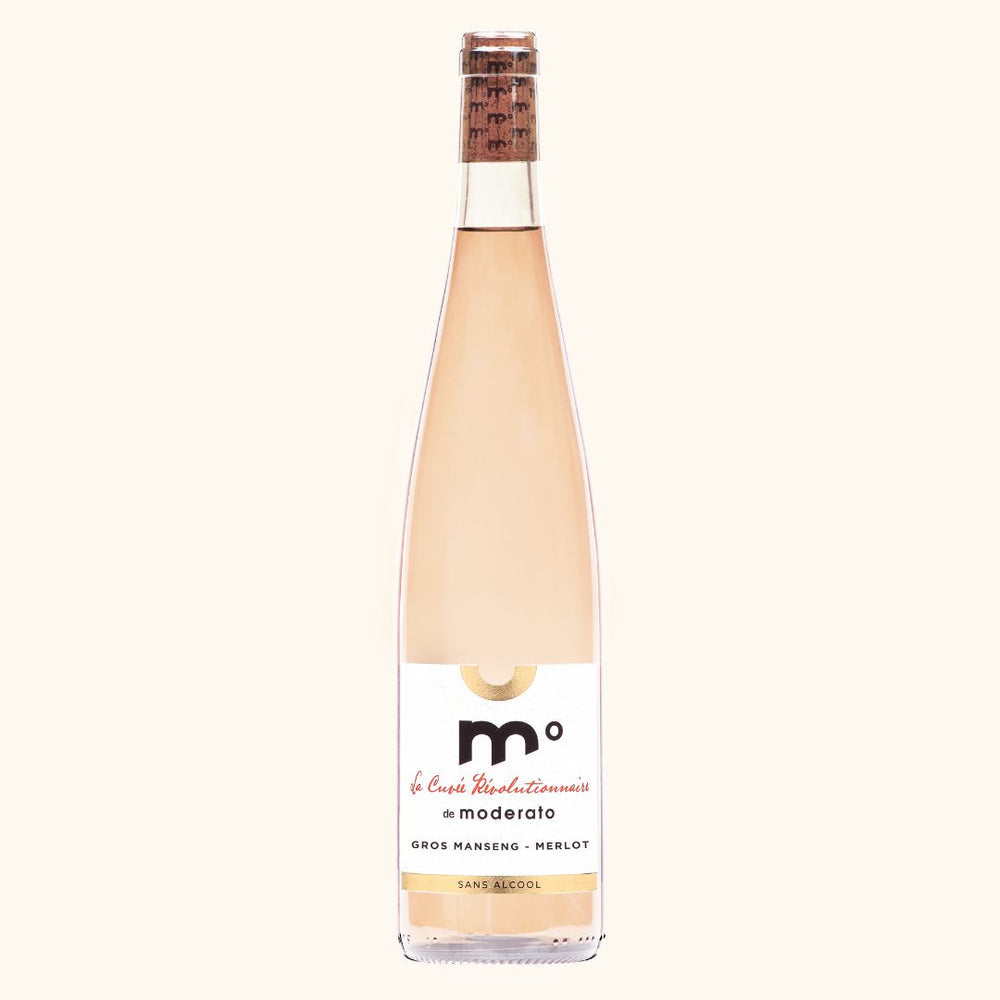 Moderato — Revolutionary Cuvée, Alcohol-free Rosé, Merlot & Gros Manseng, 0.5%, 750 ML