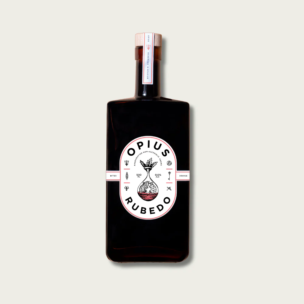 Opius — OPIUS RUBEDO, Handcrafted Non-Alcoholic Elixir, 500 ML