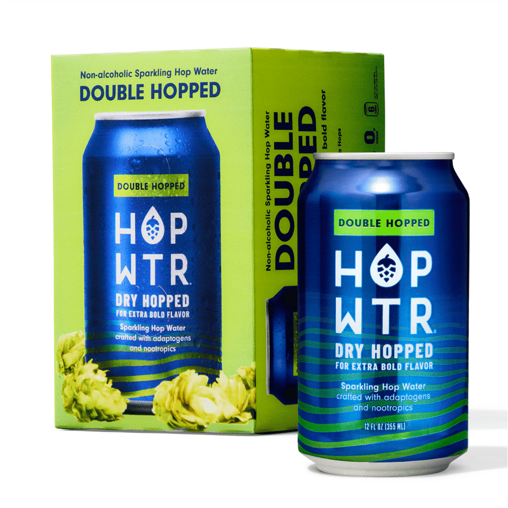 HOP WTR - Double Hopped, 6 Pack 12 oz cans