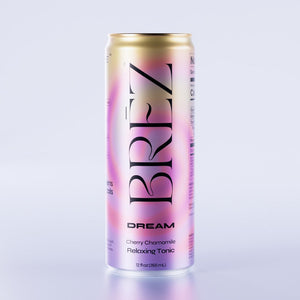 BRĒZ — DREAM, CHERRY CHAMOMILE, FUNCTIONAL BEVERAGE, 4-PACK