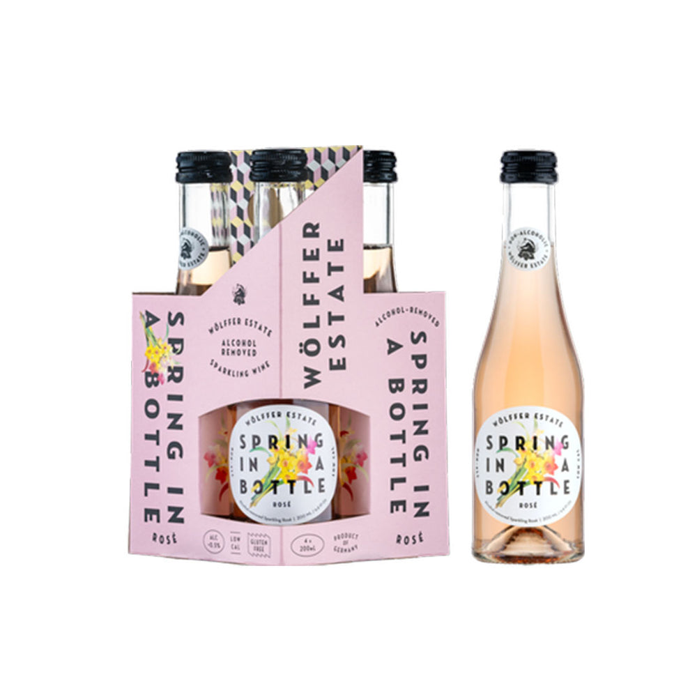 Wolffer Estate — Spring In A Bottle, Non-Alcoholic Rosé Mini, 4-Pack