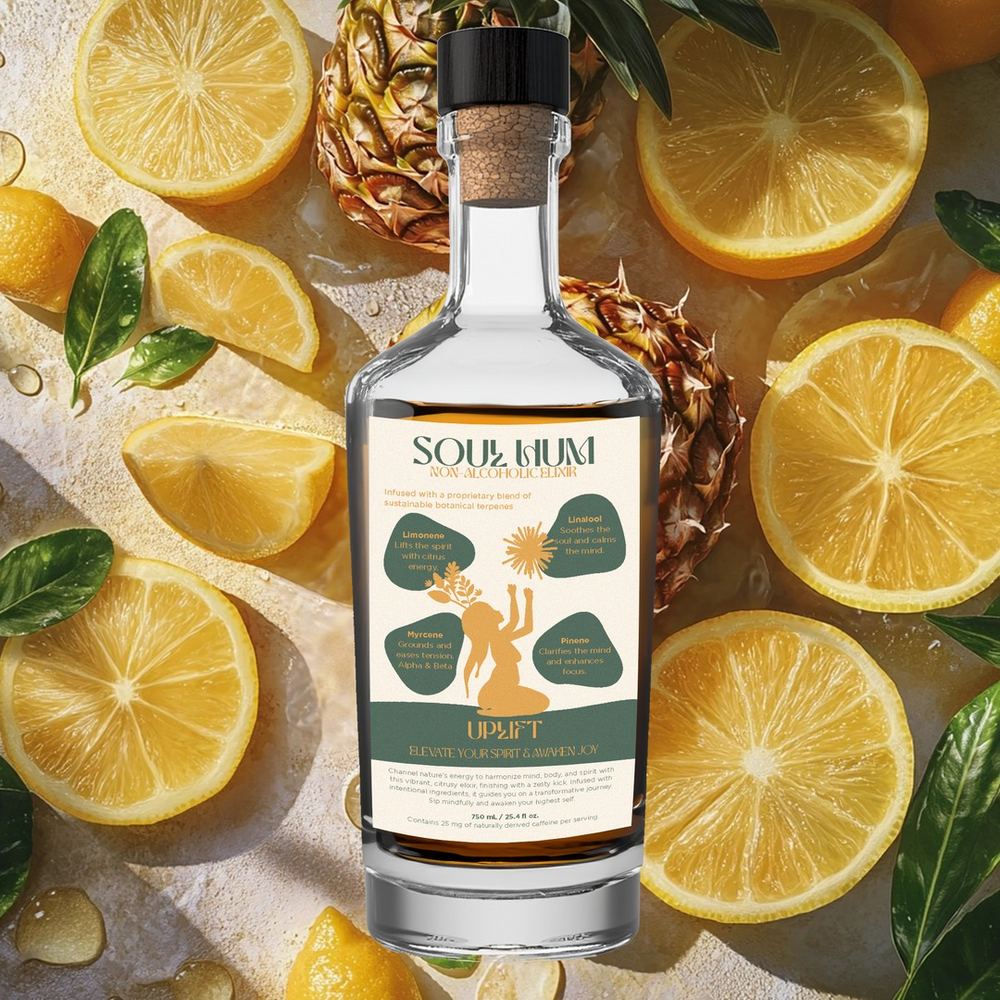 Soul Hum — Uplift Elixir, A Synergistic Blend For Mind, Body & Spirit, 750 ML