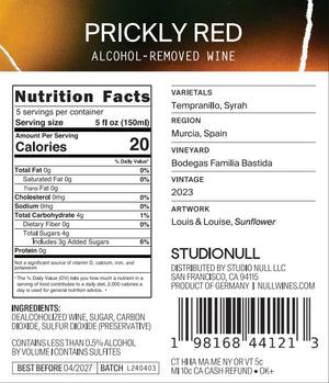 Studio Null — Prickly Red, 750 ml