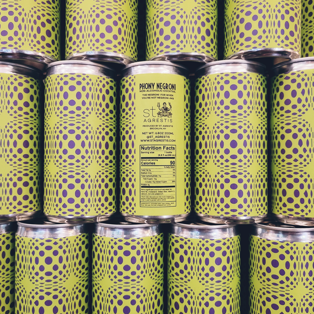 St Agrestis Phony Negroni 4 pack of 200ml cans Minus Moonshine St Agrestis Phony Negroni 4 pack of 200ml cans Minus Moonshine