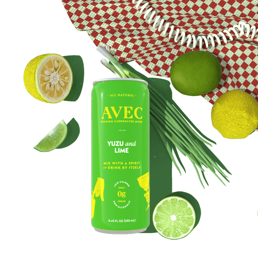 AVEC – Yuzu & Lime 4-pack - Minus Moonshine | Dry Drinks And Potions