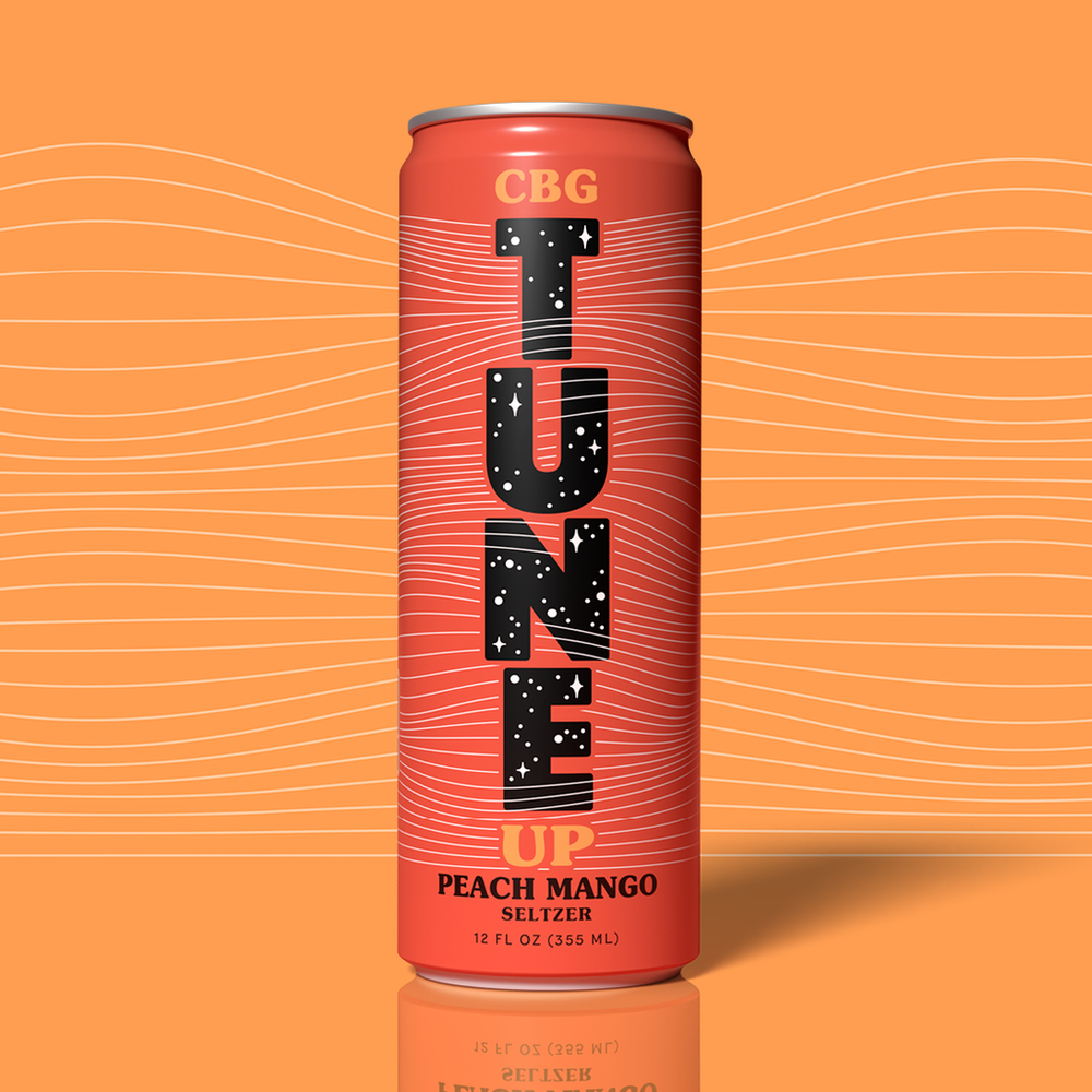 TUNE UP - Peach Mango CBG Seltzer (4 pack)