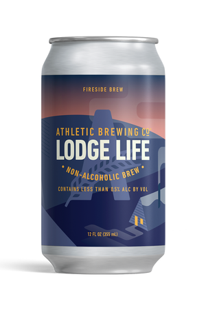 Athletic Brewing Co. — Lodge Life, Non-Alcoholic Dark, 6-pack of 12 oz cans