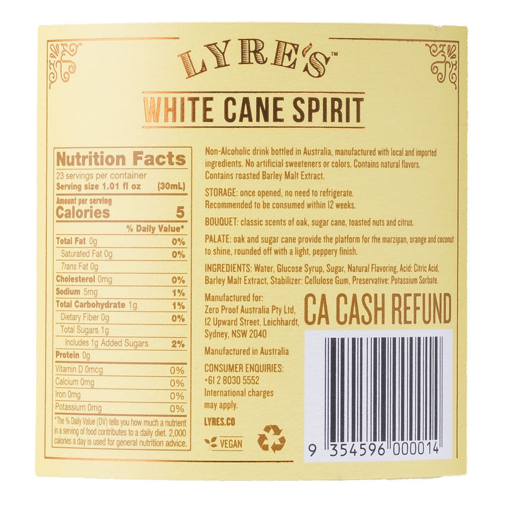 
            
                Load image into Gallery viewer, Lyre&amp;#39;s White Cane Spirit - Nonalcoholic Rum - Minus Moonshine | Dry Drinks And Potions
            
        