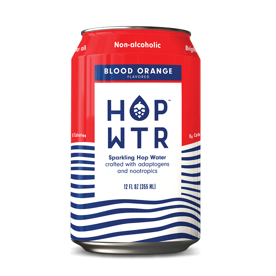 HOP WTR - Blood Orange, 6 Pack 12 oz cans