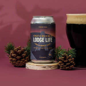 Athletic Brewing Co. — Lodge Life, Non-Alcoholic Dark, 6-pack of 12 oz cans