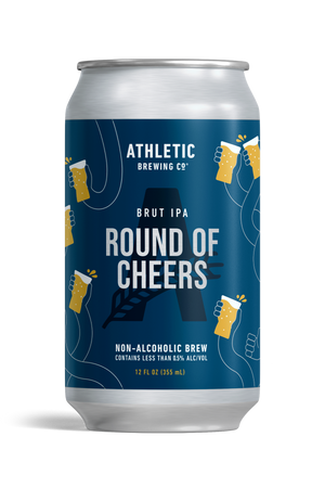 Athletic Brewing Co. — Round Of Cheers, Brut IPA, Limited Edition, 6-pack