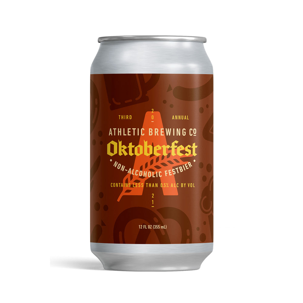 Athletic Brewing Co. — Oktoberfest, Non-Alcoholic, 6-pack of 12 oz cans
