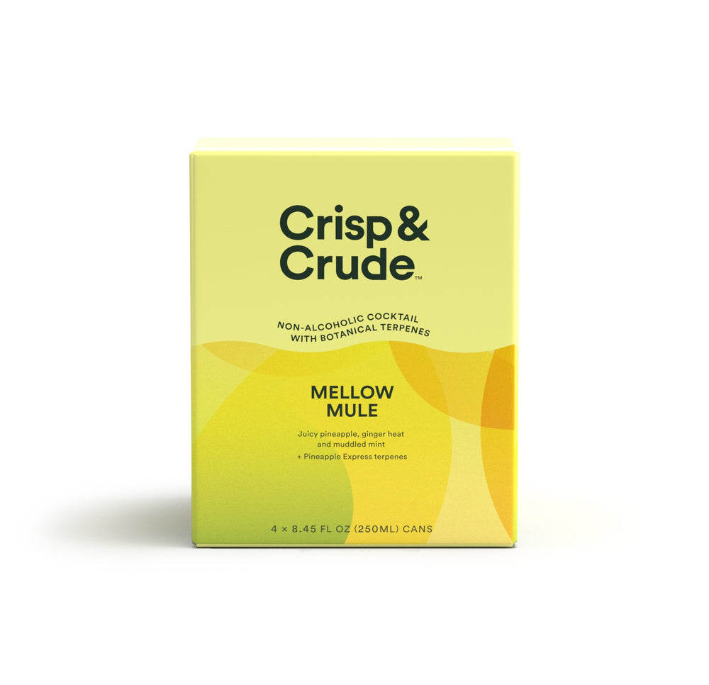 Crisp & Crude — Mellow Mule, 4-pack - Minus Moonshine | Dry Drinks And Potions