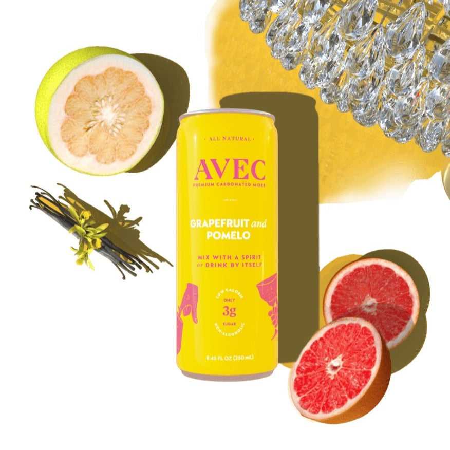 AVEC – Grapefruit & Pomelo 4-pack - Minus Moonshine | Dry Drinks And Potions