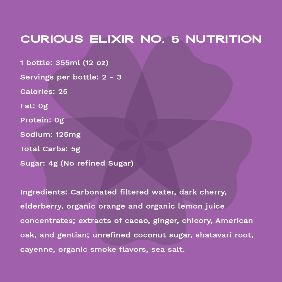 Curious Elixirs No. 5 — Smoked Cherry Chocolate Old Fashioned - Minus Moonshine | Dry Drinks And Potions