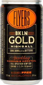 Flyers Cocktail Co. — BK Gold, 6-pack of 8 oz cans - Minus Moonshine | Dry Drinks And Potions