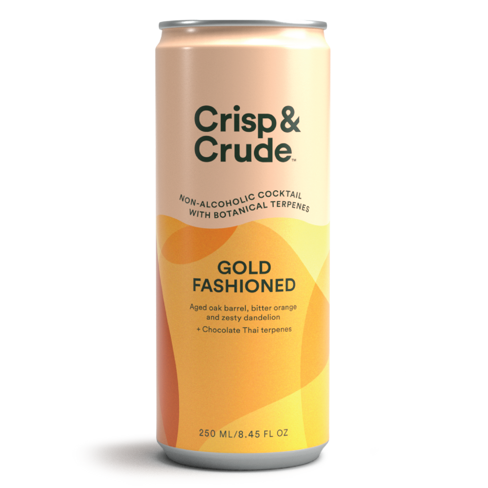 
            
                Load image into Gallery viewer, Crisp &amp;amp; Crude — Gold Fashioned, 4-pack - Minus Moonshine | Dry Drinks And Potions
            
        